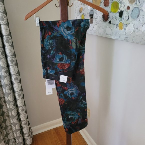 NWT Brax Mary Slim Fit Floral Pants EU36/US 6 - Picture 4 of 11